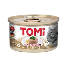 Tomi Tavuklu Tahılsız Konserve Yetişkin Kedi Maması 85 G