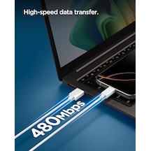 Usb-a To Usb-c 2 Metre Kablo 60w Güç/hızlı Şarj / 480 Mbps Data Aktarım Hızı Type-c Ekstra Dayanıklı - Aca08716