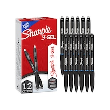 S-gel Jel Kalemler Orta Uç 0,7 Mm Mavi Mürekkepli Jel Kalem 12 Adet
