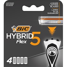 Bıc Hybrid 5 Flex Tıraş Bıçağı Yedek Kartuşu 4'lü 3 Adet