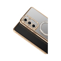 Samsung Galaxy S26 Plus Joke Simli Magneticsafe Kılıf - Gold 0.2M-Çok Renkli