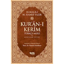 Kur'an-ı Kerim Türkçe Meali Ve Muhtasar Tefsiri - Orta Boy - Qhdh-609824