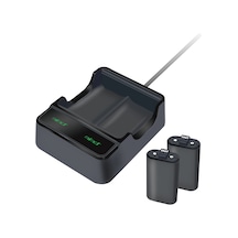 Vkemall Xbox One Kablosuz Kontrolcü İçin Çift Şarjlı Pil İstasyonu - Usb Bağlantılı