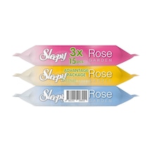 Sleepy Islak Havlu Cep Mendil 3 Lü Pk 15 Yaprak Travel Pk Rose/