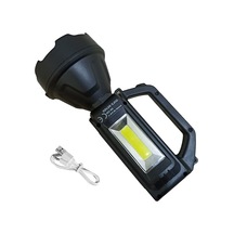 Gold Silver Gs230 Şarjlı Usb Led El Feneri Kamp Spor Lambası 7 W Çok Renkli