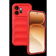 Huawei Honor 600 Optimum Silikon - Kırmızı
