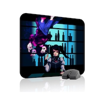 Va-11 Hall-a Kaymaz Dikişli Kauçuk Oyuncu Mousepad V1 - 48x40 Xl Gaming Mouse Pad Fare Altlığı