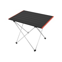 Panipal Alüminyum, Katlanabilir Kamp Ve Piknik Masası, Omuz Askılı Taşıma Çantasıyla S  Turuncu