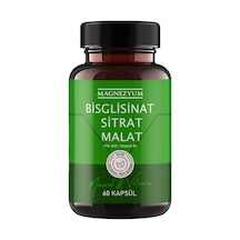 Magnezyum 1 Kutu Bisglisinat Magnezyum Sitrat Malat & Vitamin B2 B3 B6 Ve Mineral Kapsülleri 60lı