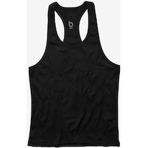 Bluu Basic Fitness Gym Tank Top Sporcu Atleti (528807449) Siyah