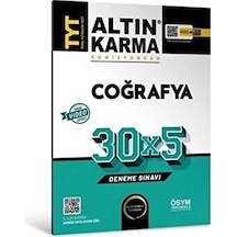 Altın Karma Yayınları Tyt Coğrafya Deneme Sınavı 30 6 Video Çözüm