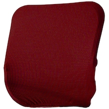 Suntek Spandex Bölünmüş Gövde Elastik Yemek Odası İçin Yıkanabilir Sandalye Koltuk Slipcover Kırmızı