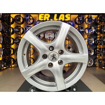 4 Adet Peugeot  6.5 16 5 108 Et50 65.1 Sılver Jant Revize Edilmiş Takım