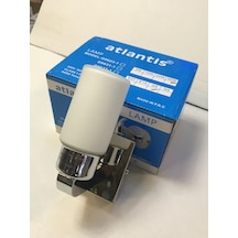 Camlı Dekoratif Aplik G9 Ampul Siyah