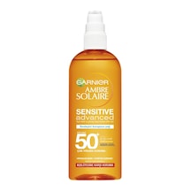 Garnier Ambre Solaire Sensitive Advanced SPF 50+ Besleyici Koruyucu Yağ 150 ML