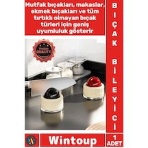 Bıçakbileyici Mutfak Şef Makas Ekmek Keskinleştirici Pratik Güvenli Vantuzlu Bıçak Bileme Aparatı