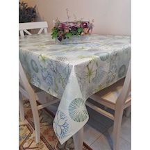 Elyaflı Pvc Masa Örtüsü Modern, Dayanıklı, Silinebilir Ve Şık Görünüm Fnt8211 Yeşil