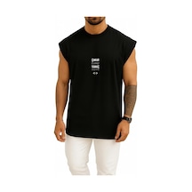 Oversize Çukur Evimiz Yamaç Babamız Göğüs Tasarımlı Atlet SIYAH Oversize Çukur Evimiz Yamaç Babamız Göğüs Tasarımlı Atlet SIYAH