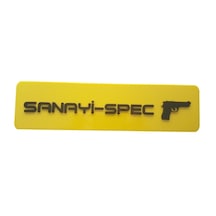 Appcity Sanayi-Spec Dekor Plaka, Sarı Plaka, Süs Plaka 255530001