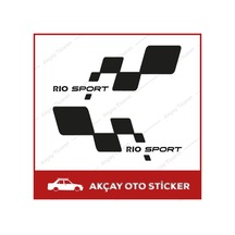 Kia Rio Sport Sticker(Sağ-Sol Takım Set), Oto Sticker
