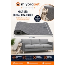 Tırmalama Halısı Gri 30 x 100 CM