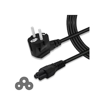 Laptop 3Lü Adaptör  Kablosu - Yonca Power  Kablosu 1.5 Metre