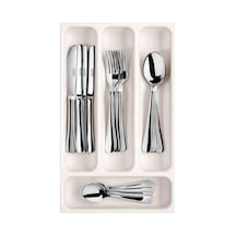 Tescoma Flexispace 899410 Mutfak Gereçleri İçin Çekmece Düzenleyici, Plastik, Beyaz, 37 X 22,2 X 4,5 Sku: Smg8690010560735 Açık Mavi