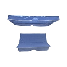 Salıncak Minder Kılıf Takımı(Süngerli)2 Kişilik Minder-Maviçizgli (532720515)