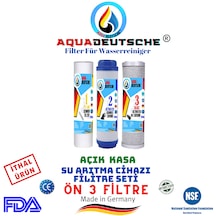 Açık Kasa 3ön Su Arıtma Cihazı Filtre Seti