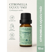 Minia Bahçe Bitki Ve Sanat Atölyesi Citronella Uçucu Yağı Saf ve Katkısız Bitkisel Uçucu Yağ 10 ML
