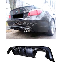 BMW E60 Vorsteiner Difüzör (Plastik) Boyasız E60 Arka-Difizör-Ek