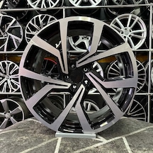 17 İnç 5x100 Superstar Polo İbiza Uyumlu Siyah Elmas Kesim Jant
