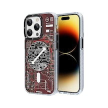 Youngkit iPhone Uyumlu 14 Pro Max Kılıf Magsafe Şarj Özellikli YoungKit Technology Serisi Kapak Youngkit-TA82104