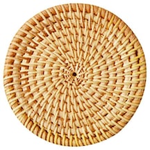 Suntek Isı Yalıtımı Yuvarlak Coaster El Dokuma Rattan 8cm Diğer