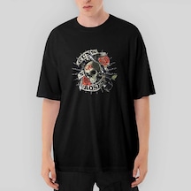Gun N Roses Firepower Oversize Siyah Tişört Siyah
