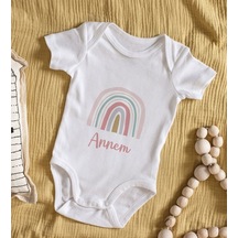 Bitmeyenkartus Bk Kids Annem Tasarımlı Bebek Body Zıbın - Model 1 Çok Renkli