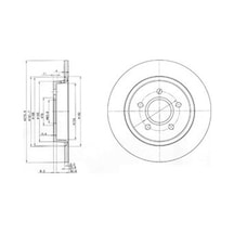 Ford Focus C-Max 1.8 2004-2007 Delphi Arka Fren Diski N11.1305