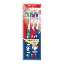 Difaş Ultra Clean 3lü Diş Fırçası - 7 Adet Tarı