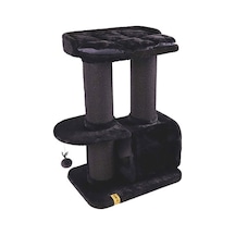 M-pets Panther Premium Casbah Kedi Tırmalama Ağacı Siyah 68x48x98 Cm 244-54034.01