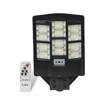 Cata Ct 4643 Solar Güneş Enerjili 600w Sensörlü Sokak Armatür 6400k Beyaz Işık Siyah