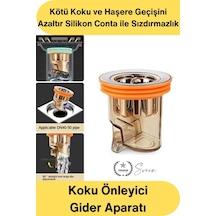 Kokuönleyici Koku Önleyici Gider Aparatı Dn40 Dn50 Lavabo Sifon Geri Akış Engelleyici Paslanmaz Çel