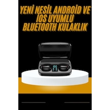 Kablosuz Dijital Göstergeli Çağrı Cevaplayabilen Tws 5.0 Bluetooth Kulaklık - Lisinya