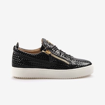 Giuseppe Zanotti Siyah Fermuarlı Erkek Spor & Sneaker Ayakkabı Rm50012 Siyah