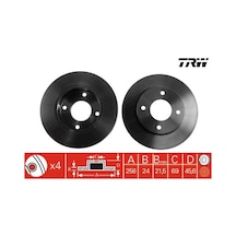 Mitsubishi Colt Ön Fren Diski 1.3 / 1.5 256 Mm 2005-2012 Trw