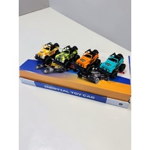 Sh40934 Sürtmeli Araba Off Road Jip Plastik