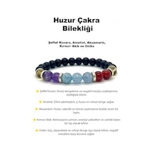 Doğal Taş Çakra Bileklik Mistik Denge Ve Elementsel Şıklık Çok Renkli