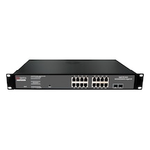 18 Port 16 2 10/100/1000M Gıgabıt Poe Switch