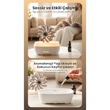 Değirmen Hava Nemlendirici Aroma Difüzörü Aromaterapi Rgb Ledli Buhar Makinesi