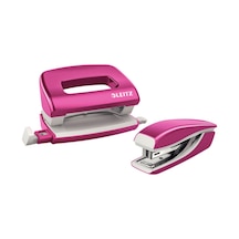Leitz Wow Zımba Makinesi+ Delgeç Seti Metalik Pembe 55612023