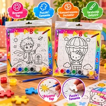 Boyanabilir Puzzle Seti
